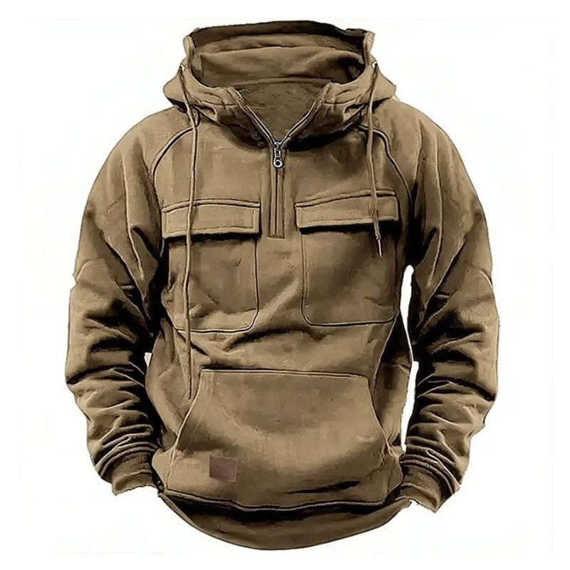 Logan | Robuster Outdoor-Hoodie mit Reißverschluss