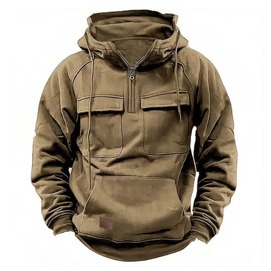Logan | Robuster Outdoor-Hoodie mit Reißverschluss