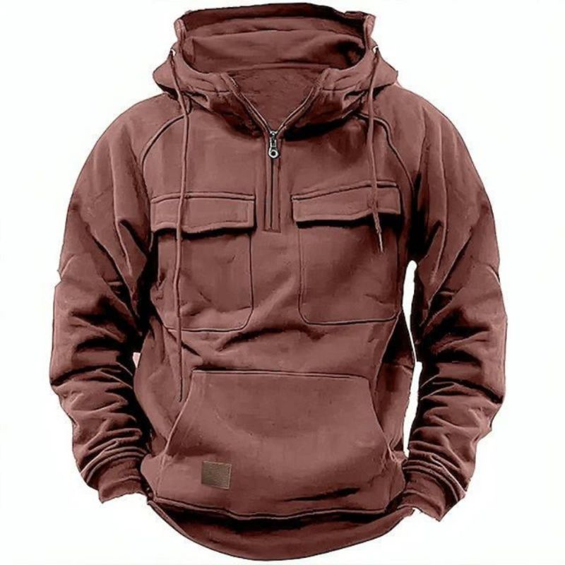 Logan | Robuster Outdoor-Hoodie mit Reißverschluss