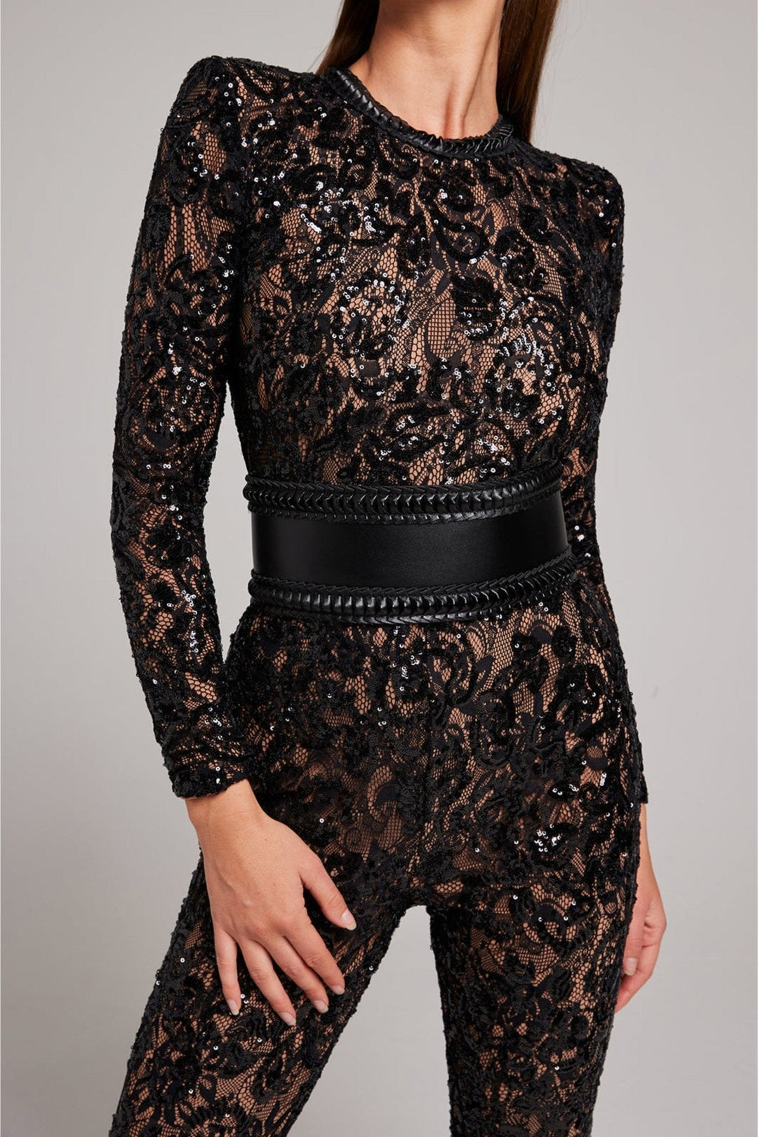 Luna Glitzer-Jumpsuit