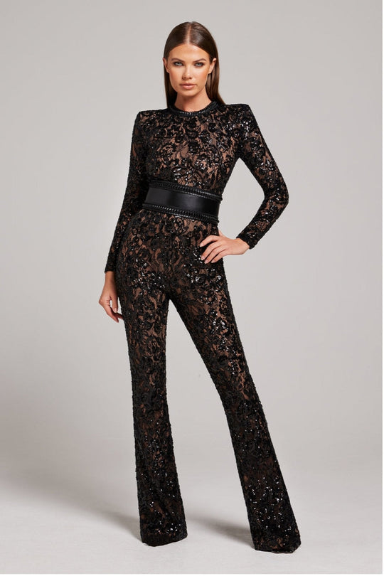 Luna Glitzer-Jumpsuit