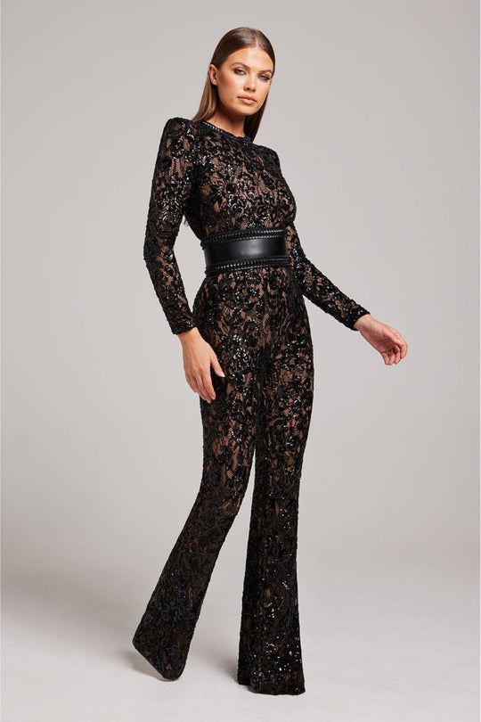 Luna Glitzer-Jumpsuit